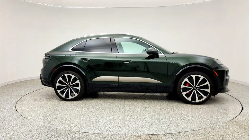 Used 2024 Oak Green Metallic Neo Porsche Electric Turbo AWD w/ 22