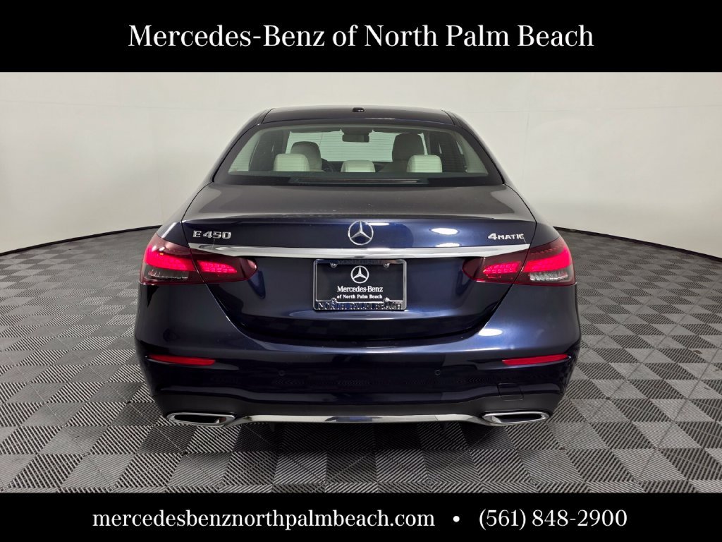 Certified Used 2023 Blue Mercedes-Benz E 450 image 5