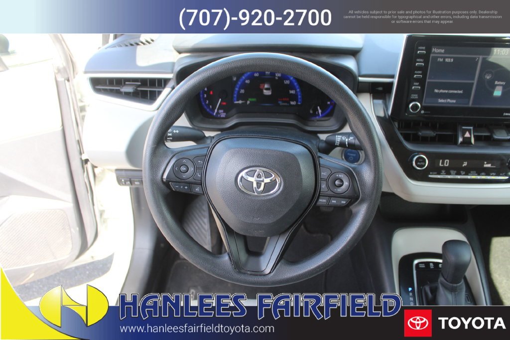 Used 2021 White Toyota LE image 15