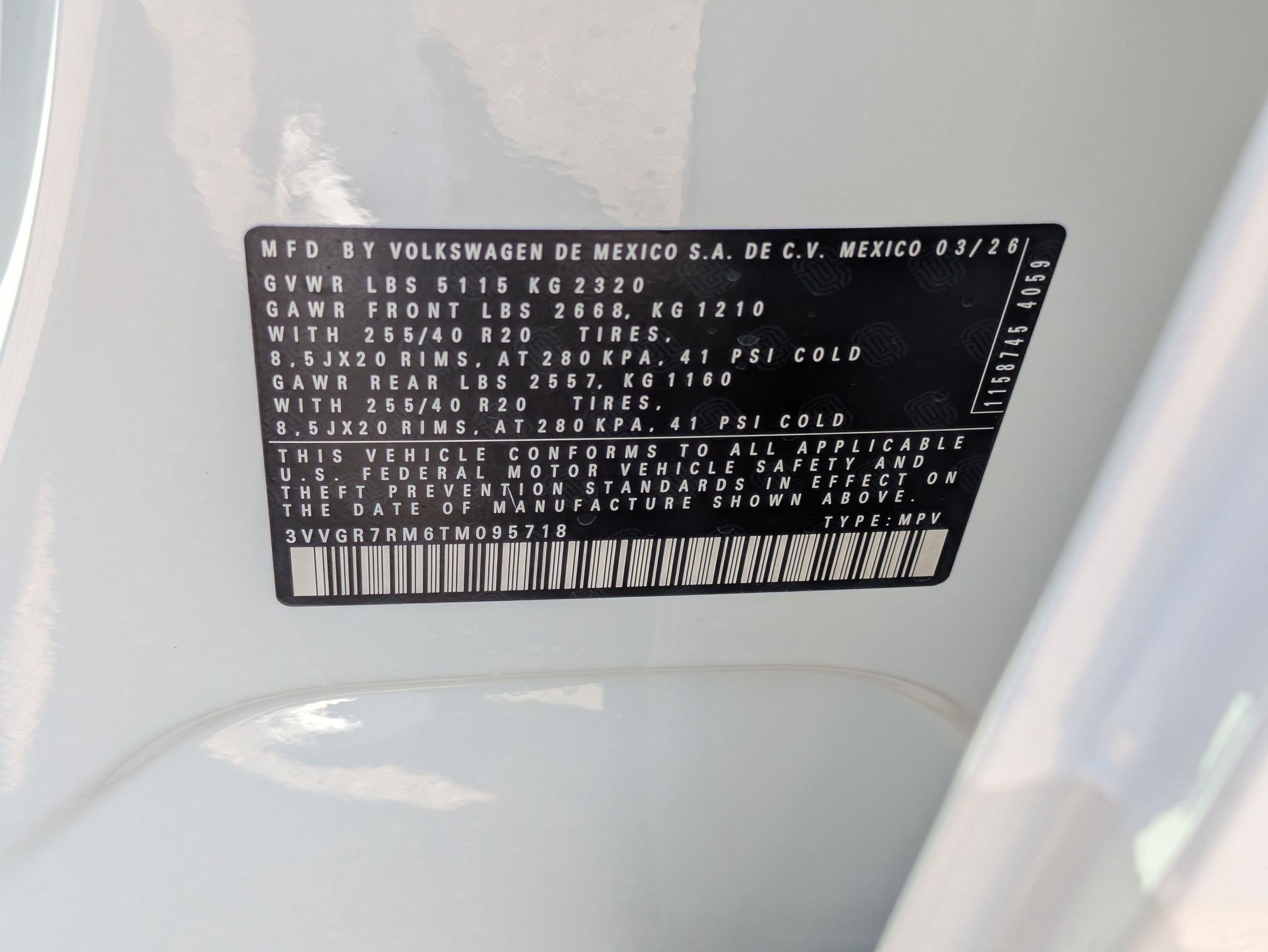New 2026 Opal White Pearl Volkswagen SE R-Line Black image 16