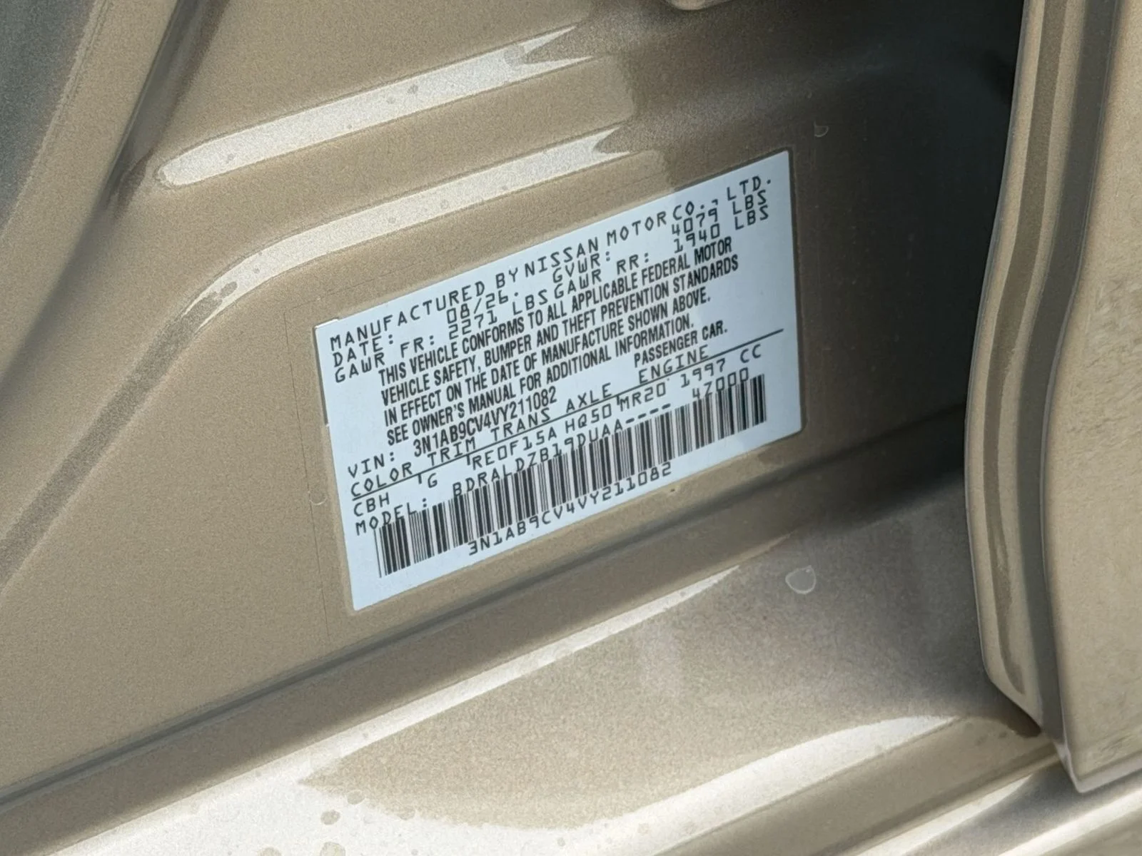New 2027 Imperial Bronze Nissan SV image 36