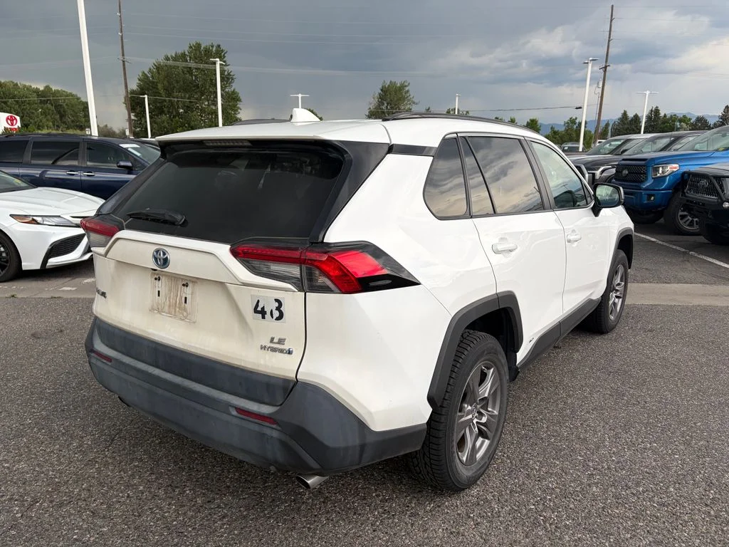 Used 2024 White Toyota LE image 2