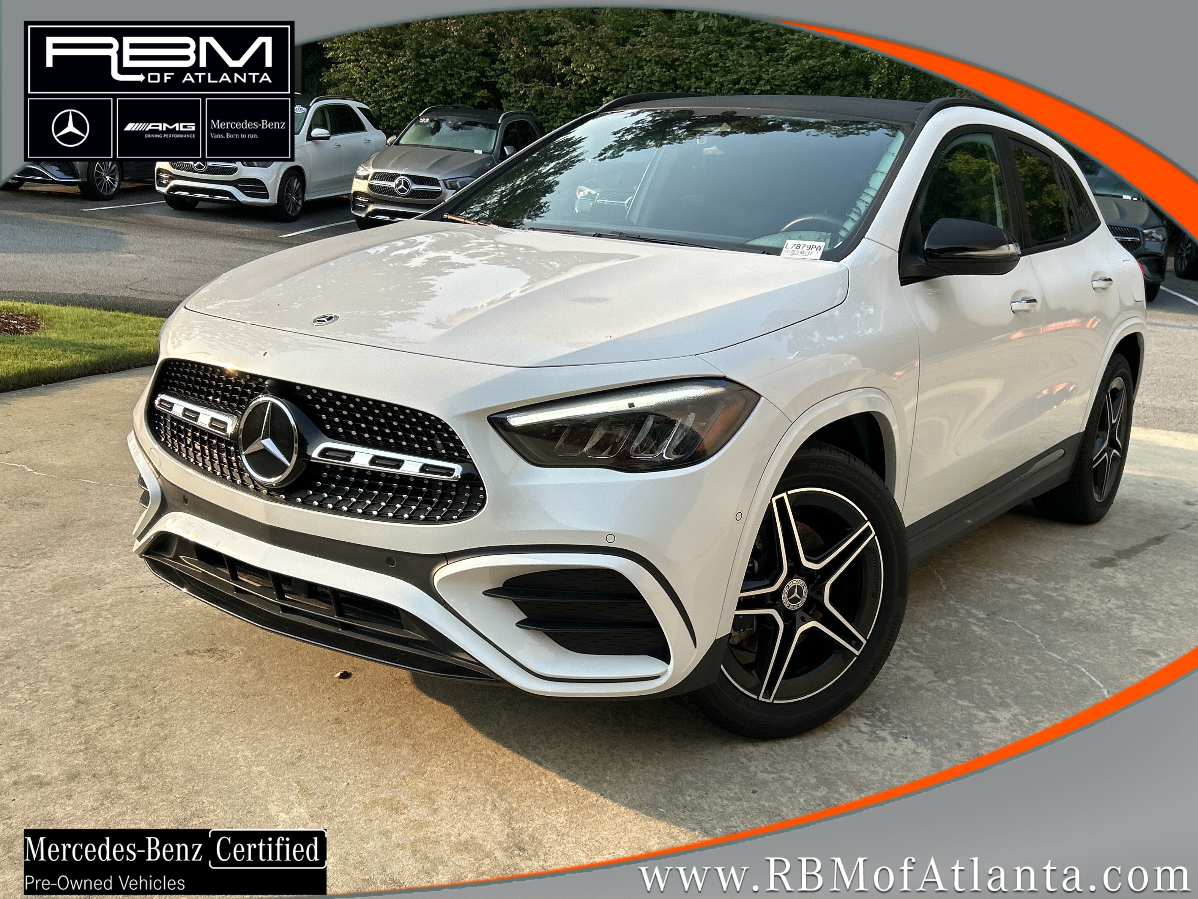 Certified Used 2024 Digital White Metallic Mercedes-Benz GLA 250 SUV image 1
