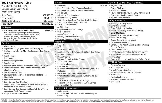 Used 2024 Gray Kia GT-Line image 28