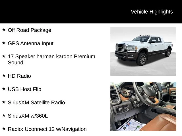 Used 2020 White Ram Laramie Longhorn image 17
