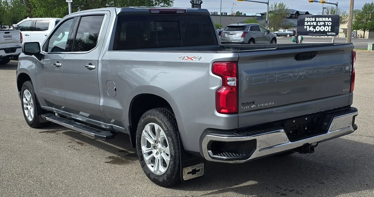 Used 2024 Silver Chevrolet LTZ Crew Cab image 3