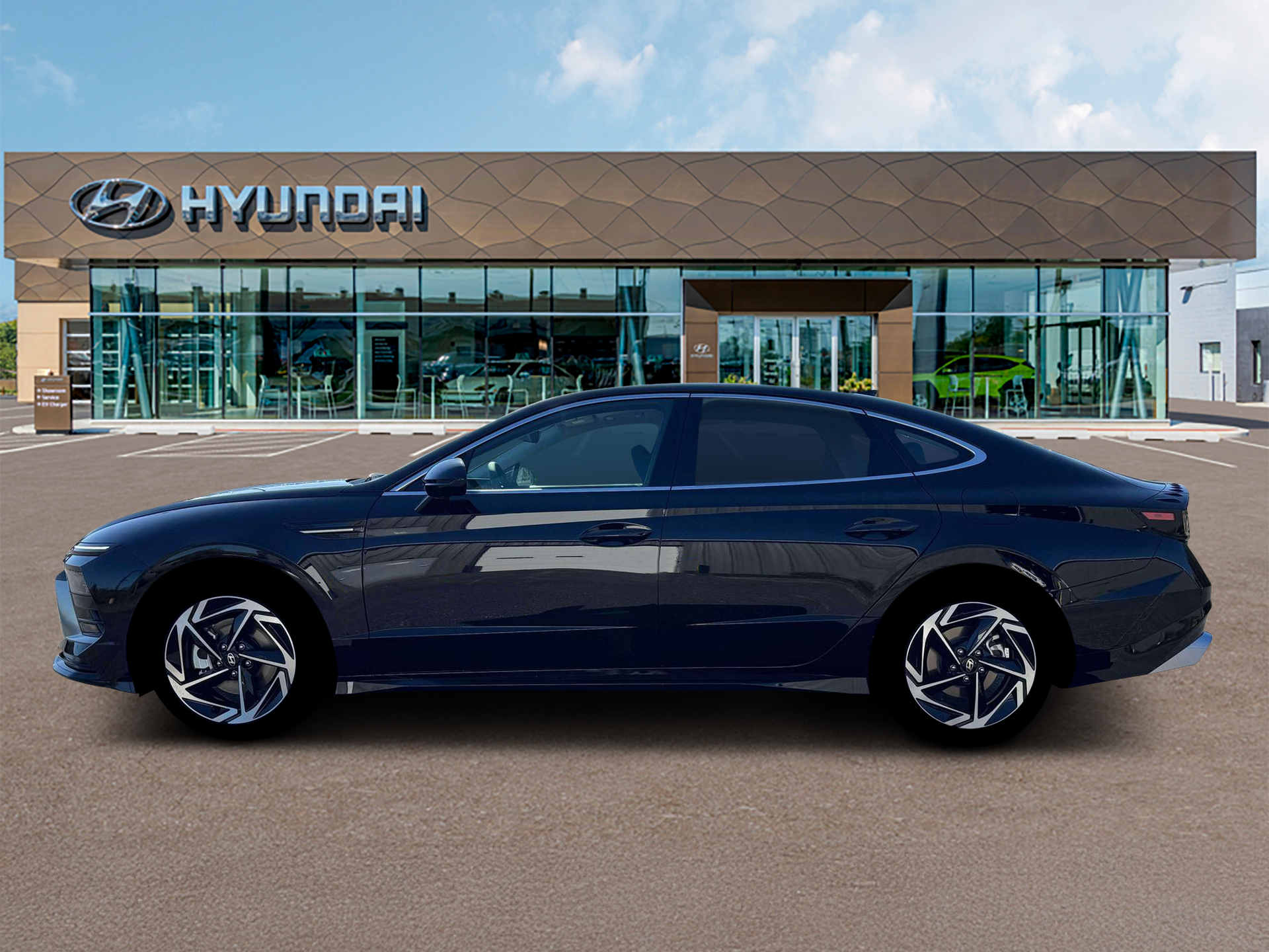 New 2026 Abyss Black Hyundai SEL Sport image 3