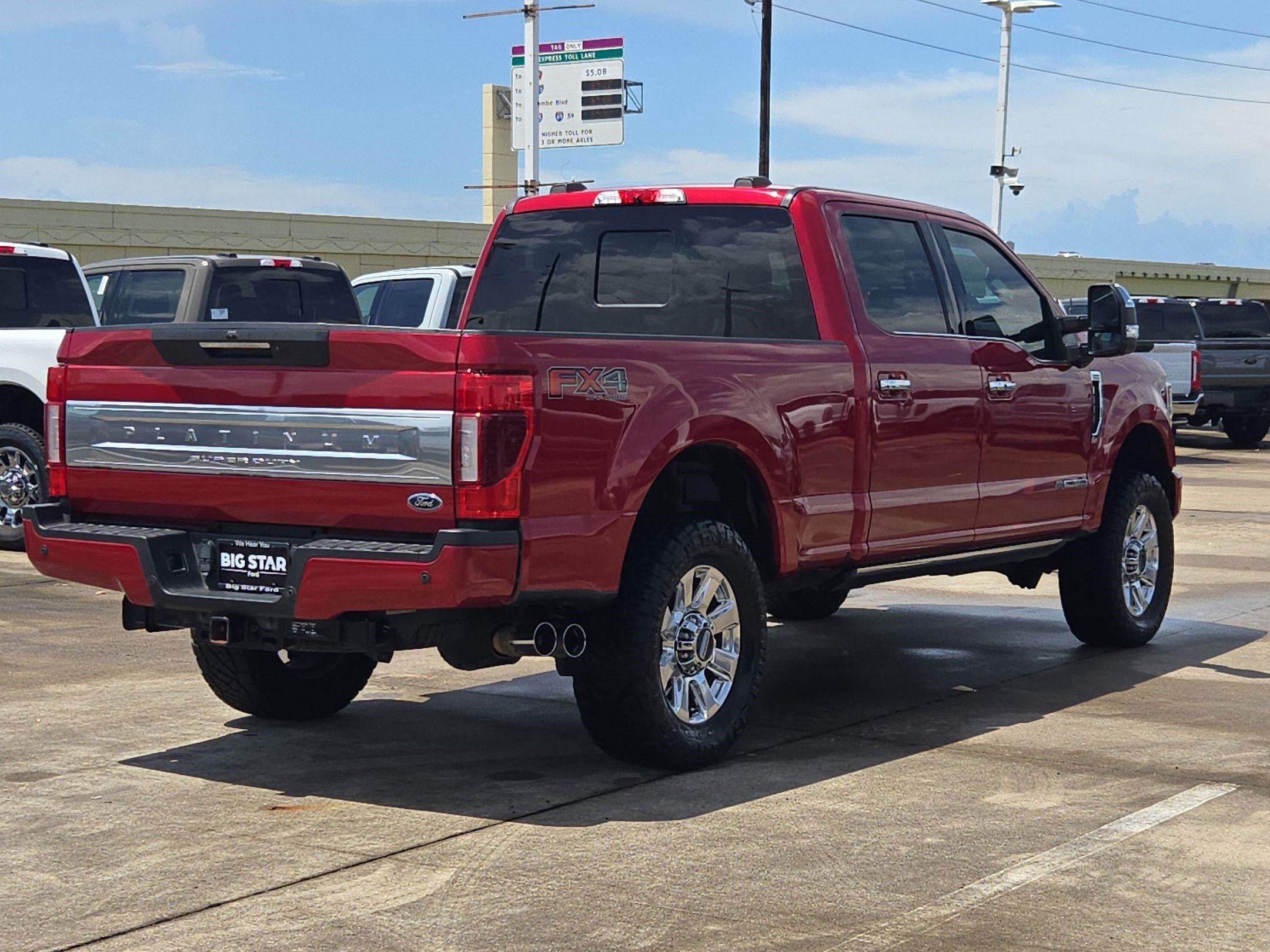 Used 2022 Blue Ford Platinum image 3