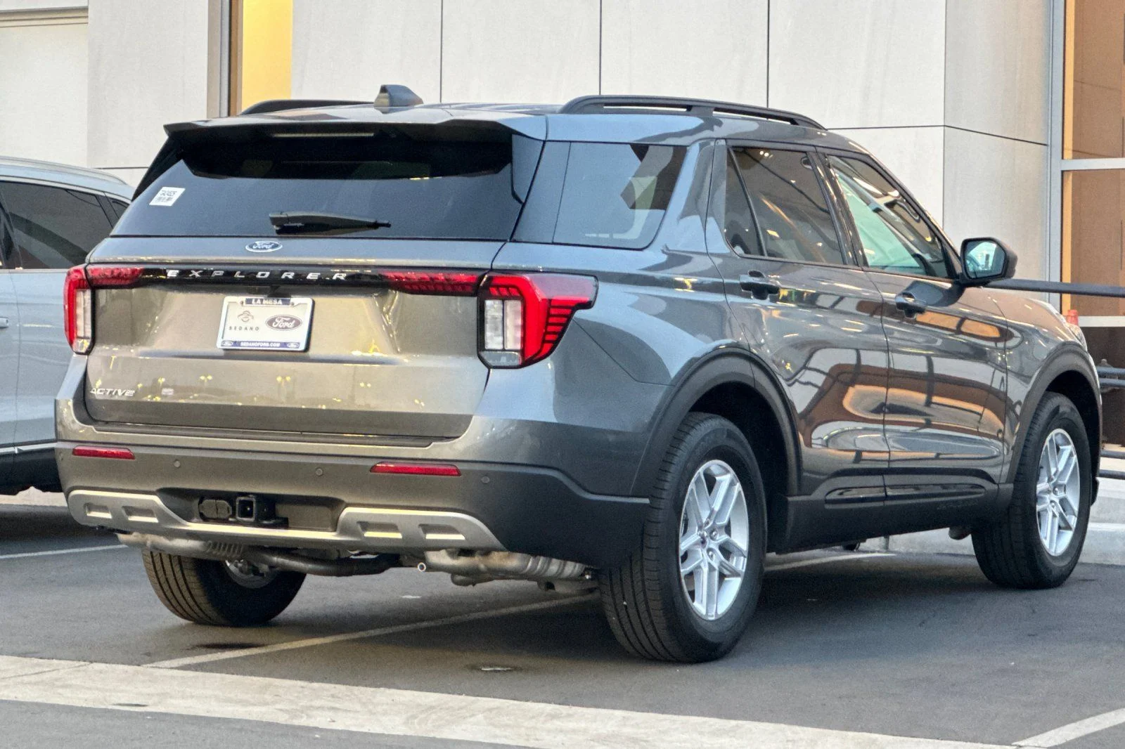 New 2026 Carbonized Gray Metallic Ford Active image 3