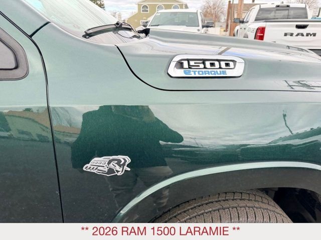 New 2026 Serrano-Green Metallic Exterior Paint RAM Laramie image 9