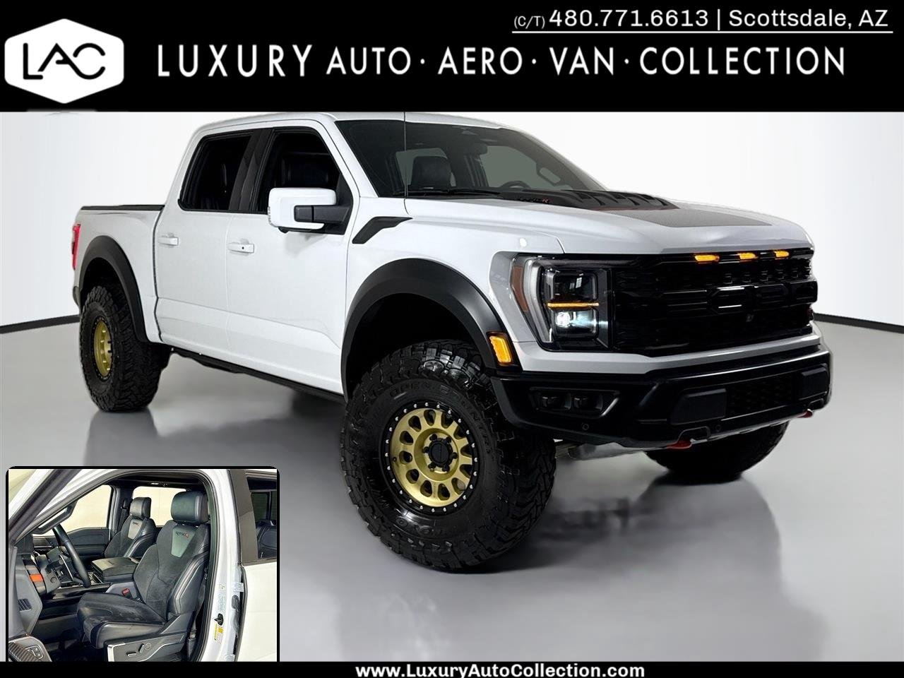 Used 2023 Oxford White Ford Raptor R | Carbon Int | Upgraded Wheels image 1