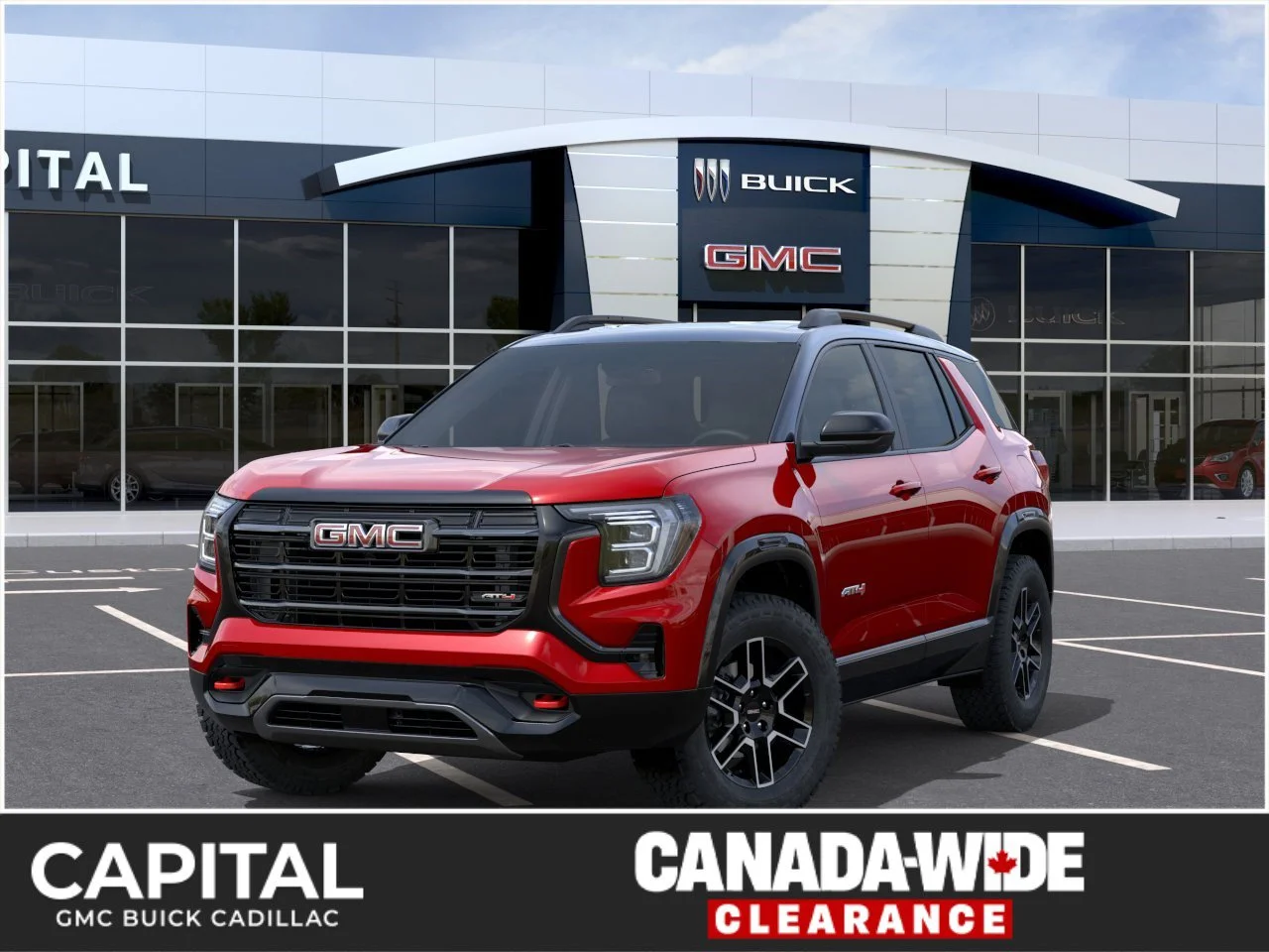 New 2027 Volcanic Red Tintcoat GMC AWD AT4 image 1
