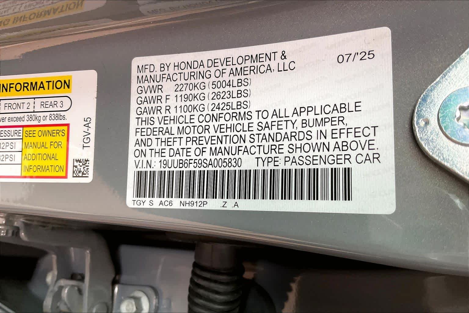 Used 2025 Urban Gray Pearl Acura w/A-Spec Package image 34
