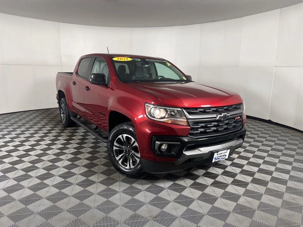 Used 2021 Cherry Red Chevrolet Z71 image 14