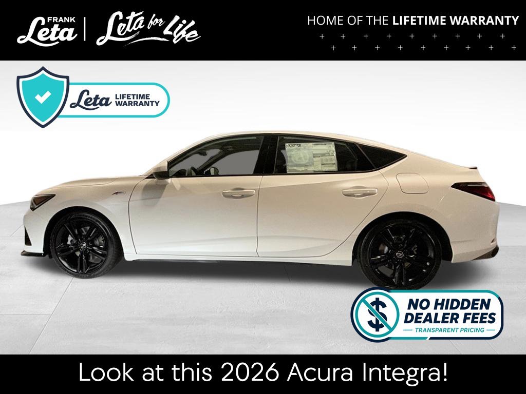 New 2026 Platinum White Pearl Acura w/A-Spec Package image 2