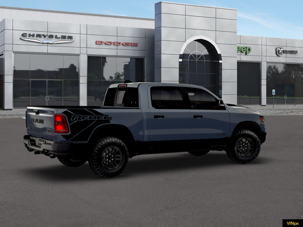 New 2026 Forged Blue Metallic Exterior Paint RAM Rebel image 7