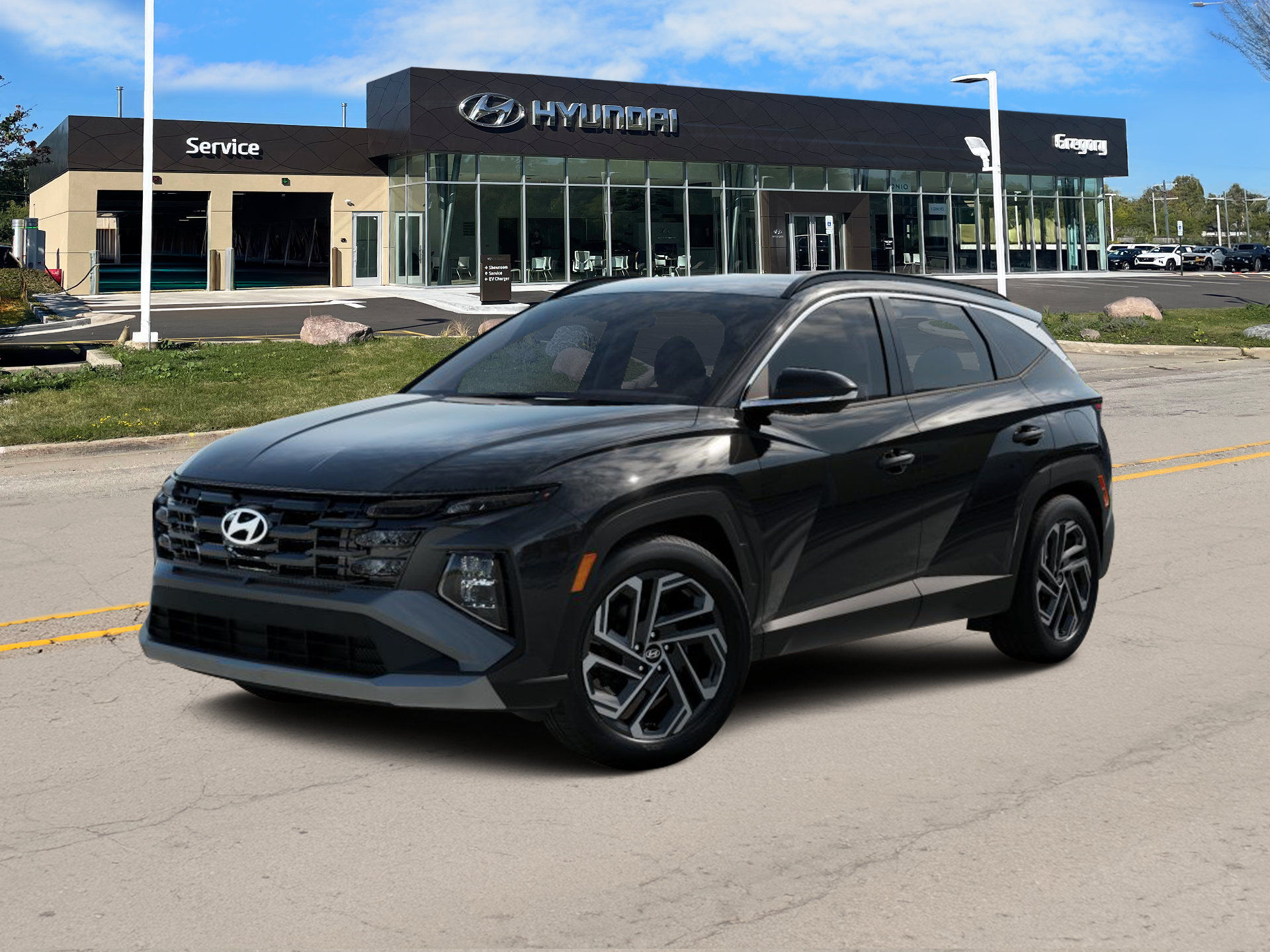 New 2026 Black Hyundai SEL Plus AWD image 2