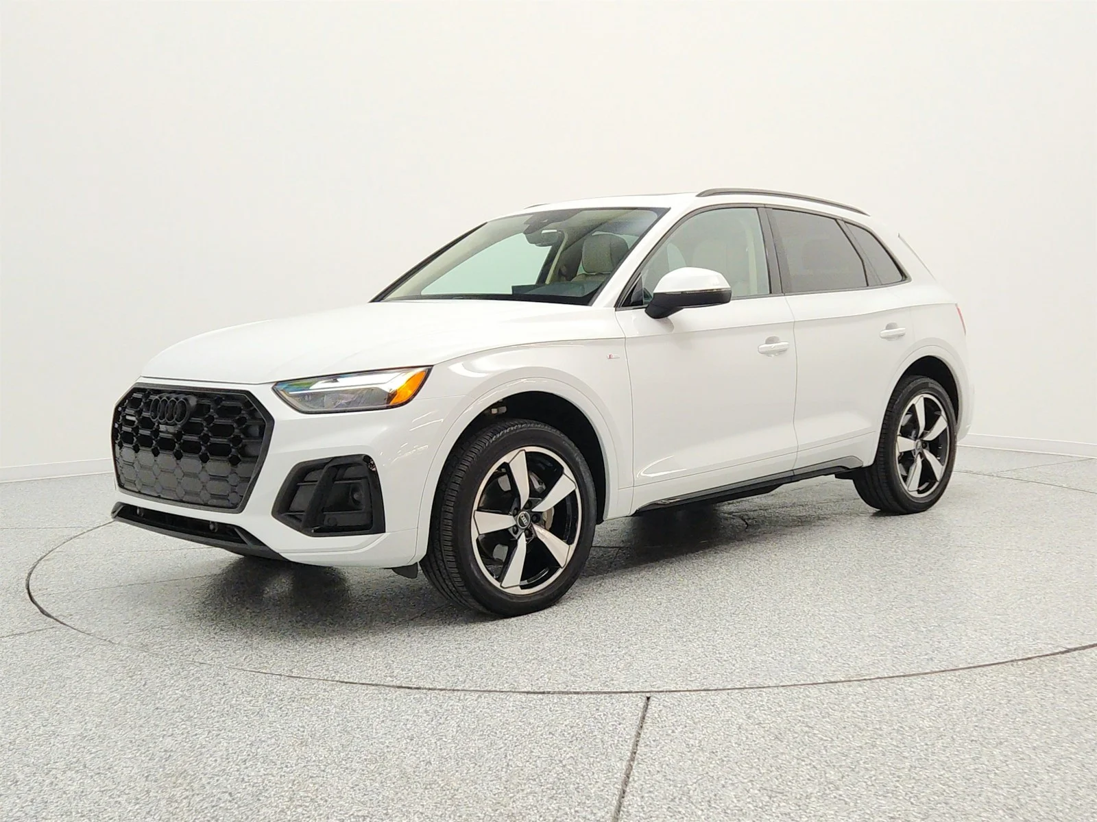 Used 2023 Glacier White Metallic Audi S line Premium Plus image 1