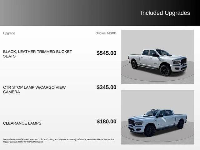 New 2026 Bright White Clear-Coat Exterior Paint RAM Laramie image 8
