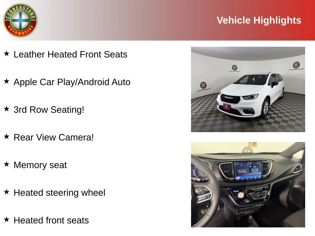 Used 2025 Chrysler Pacifica Select with VIN 2C4RC1BG4SR597628 for sale in Elk River, Minnesota