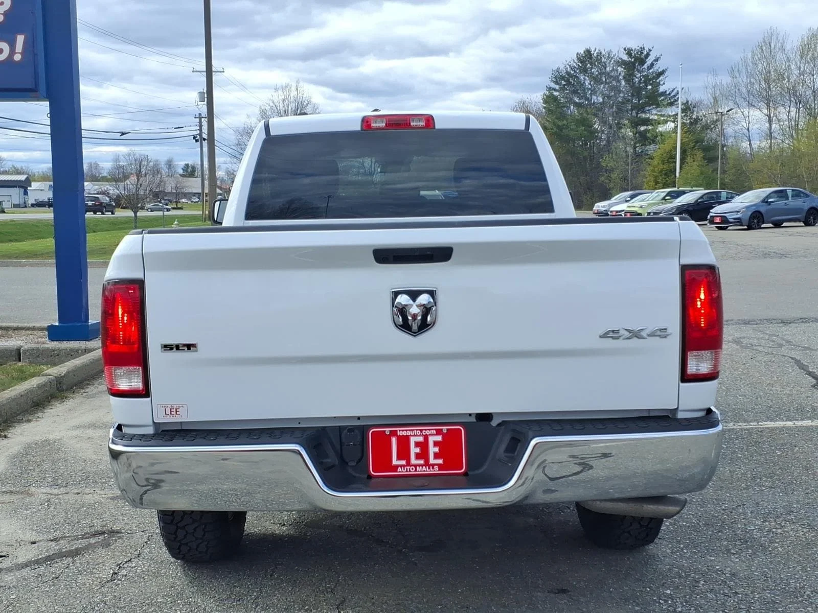 Used 2024 Bright White Clearcoat Ram SLT image 6