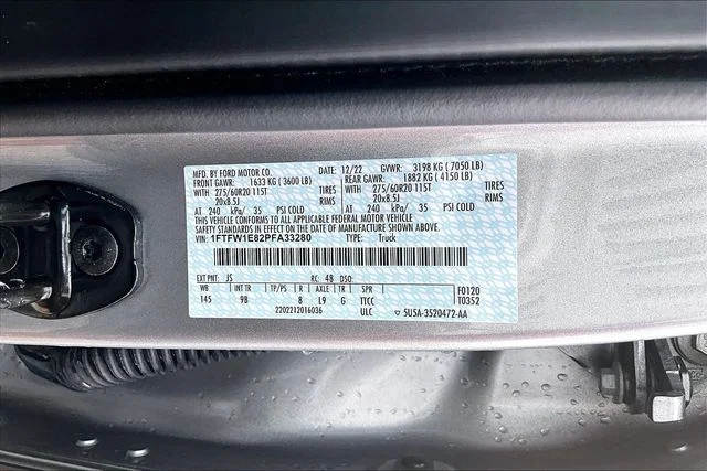 Used 2023 Silver Metallic Ford Platinum image 19