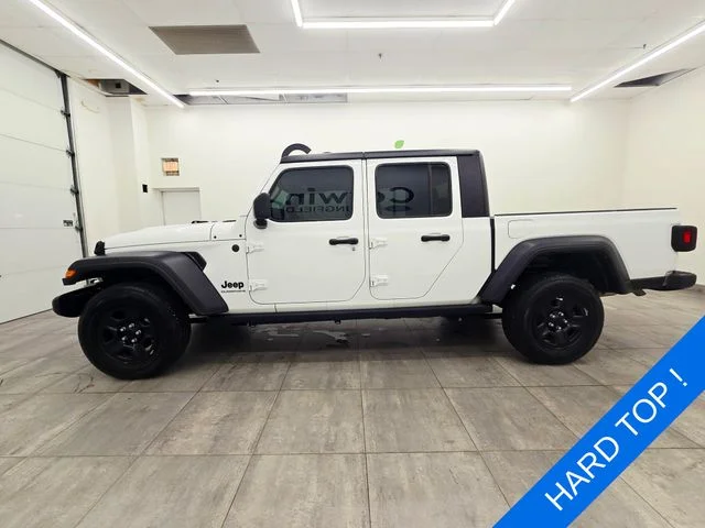 Used 2024 Bright White Clearcoat Jeep Sport image 2
