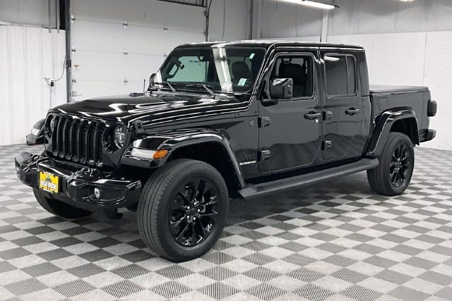 Used 2021 Black Clearcoat Jeep High Altitude image 12