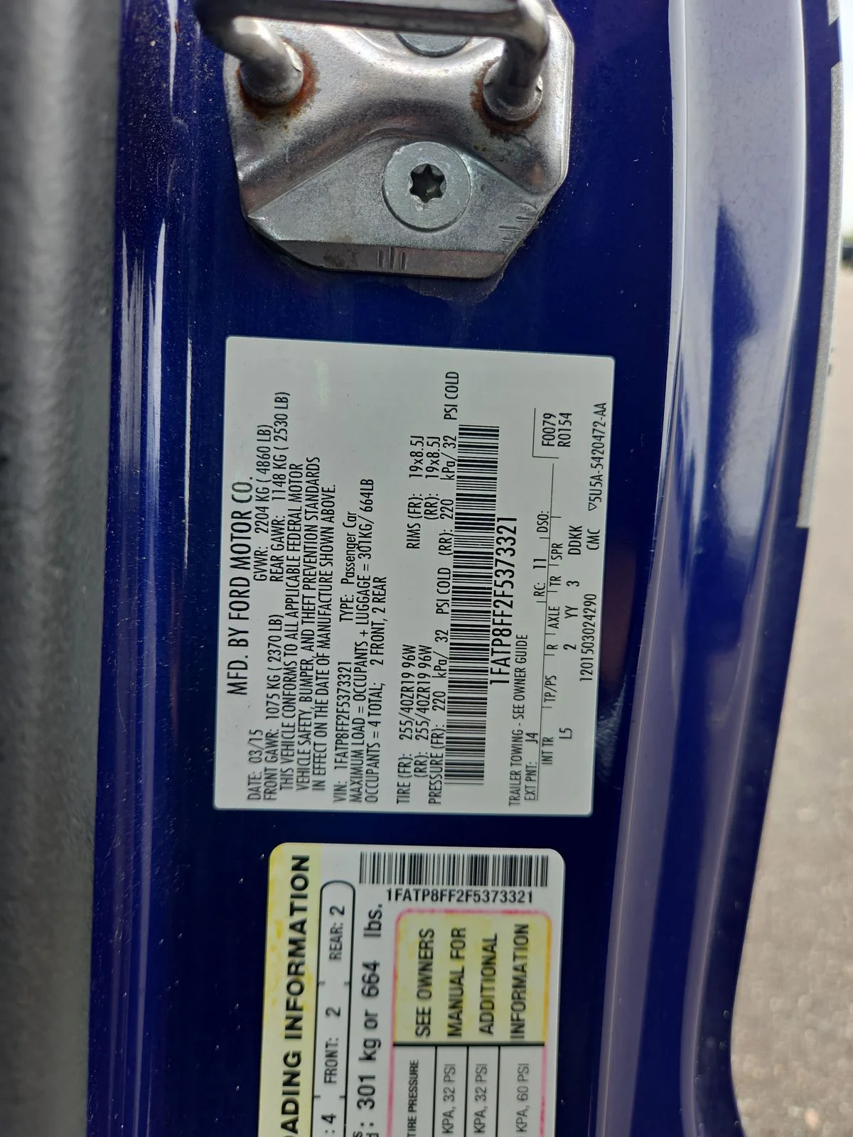 Used 2015 Deep Impact Blue Metallic Ford GT Premium image 30