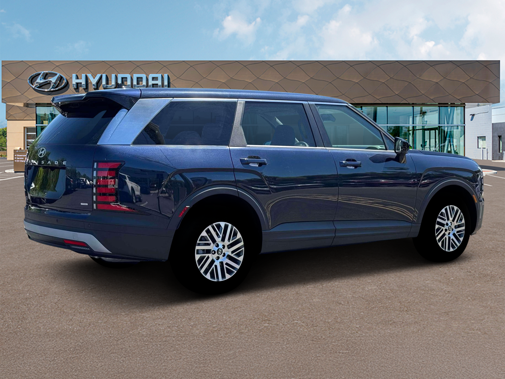 New 2026 Blue Hyundai SE AWD image 8