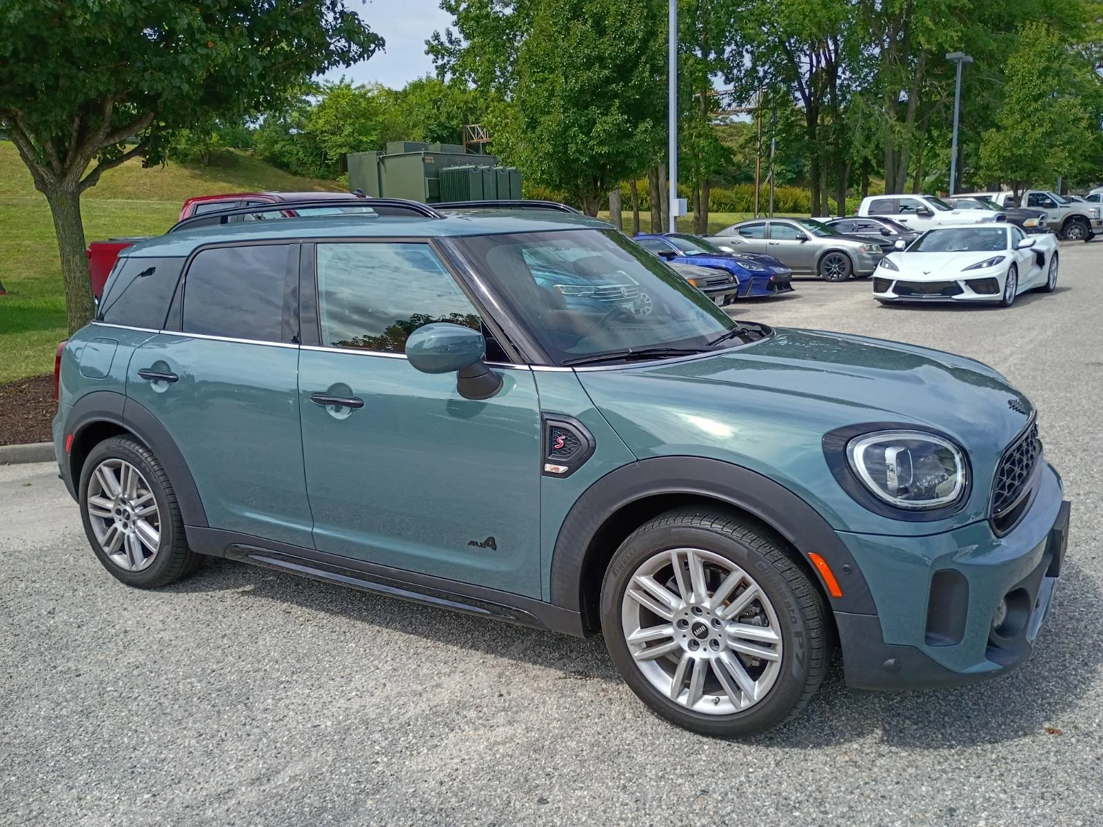 Used 2024 British Racing Green IV Metallic MINI Cooper S image 3