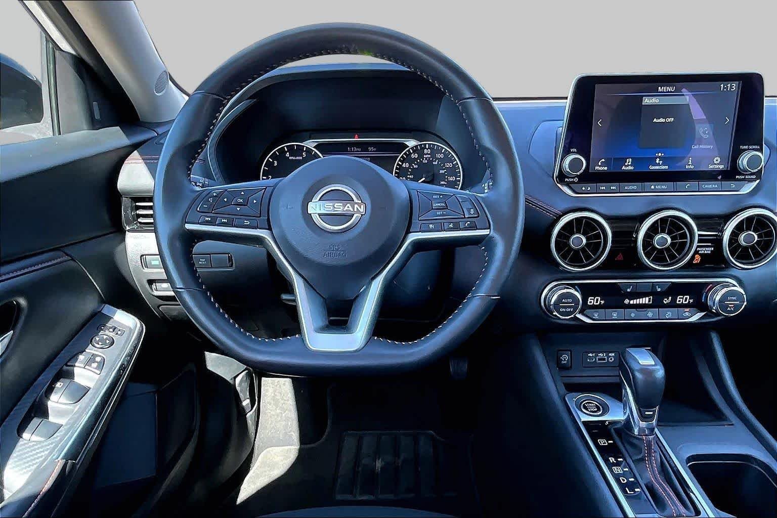 Used 2024 Aspen White Tricoat/Super Black Nissan SR image 6