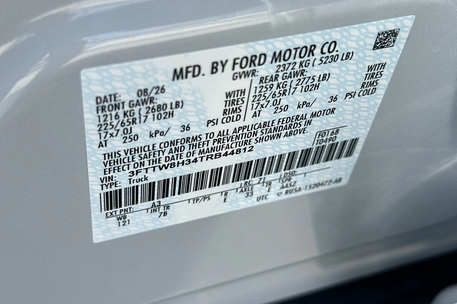 New 2026 White Ford XLT image 25