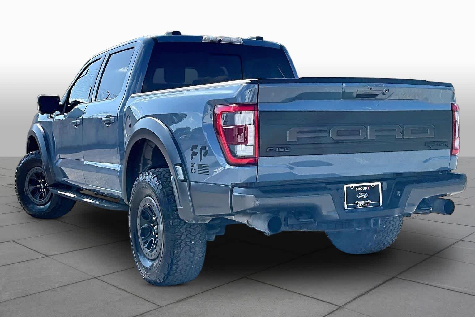 Used 2023 Azure Gray Metallic Tri-Coat Ford Raptor image 6