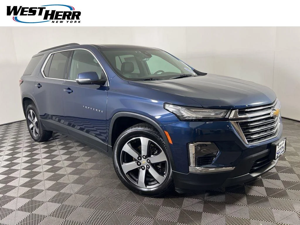Used 2023 Northsky Blue Metallic Chevrolet LT Leather image 1