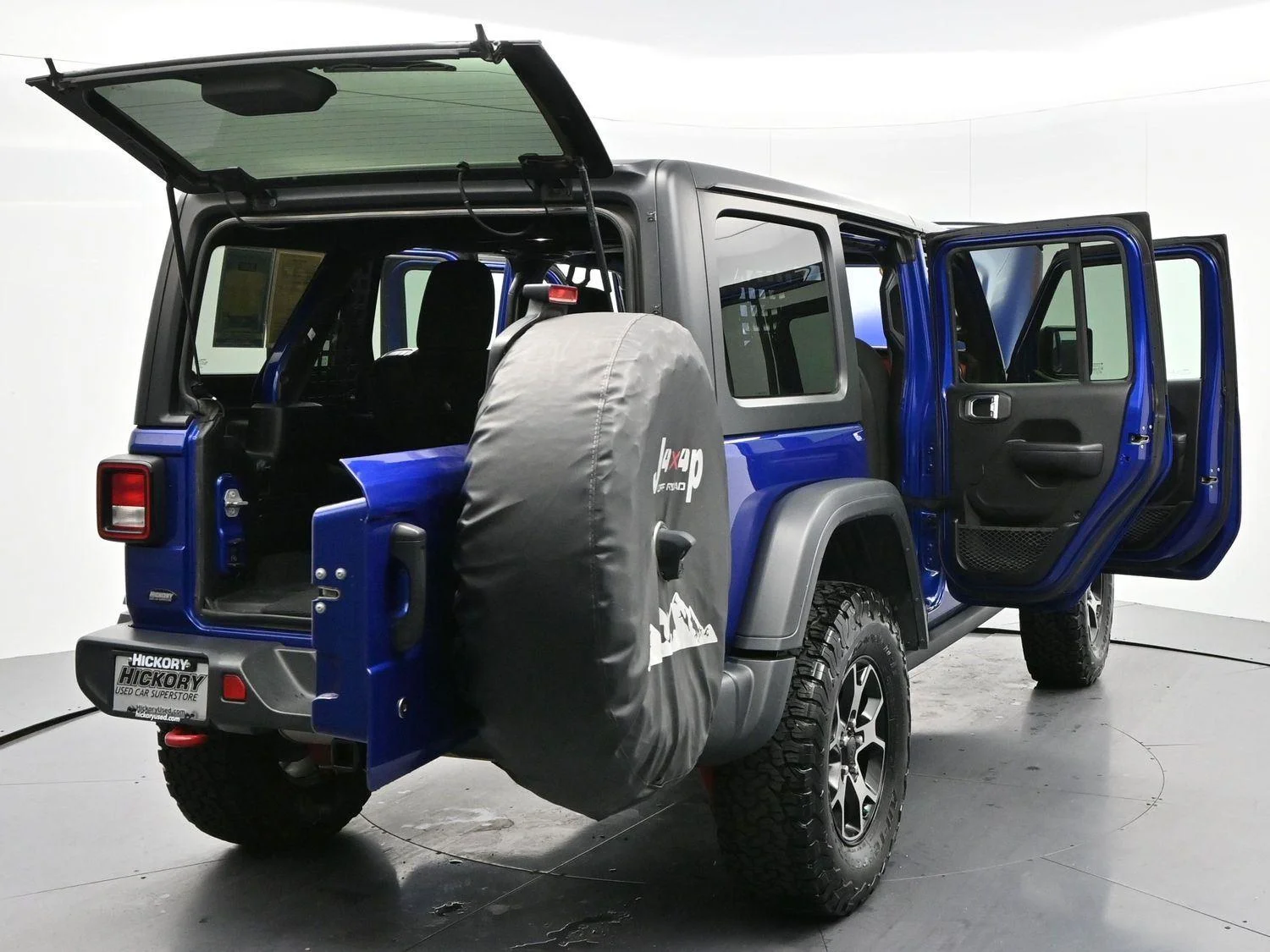 Used 2018 Ocean Blue Metallic Clearcoat Jeep Rubicon image 43