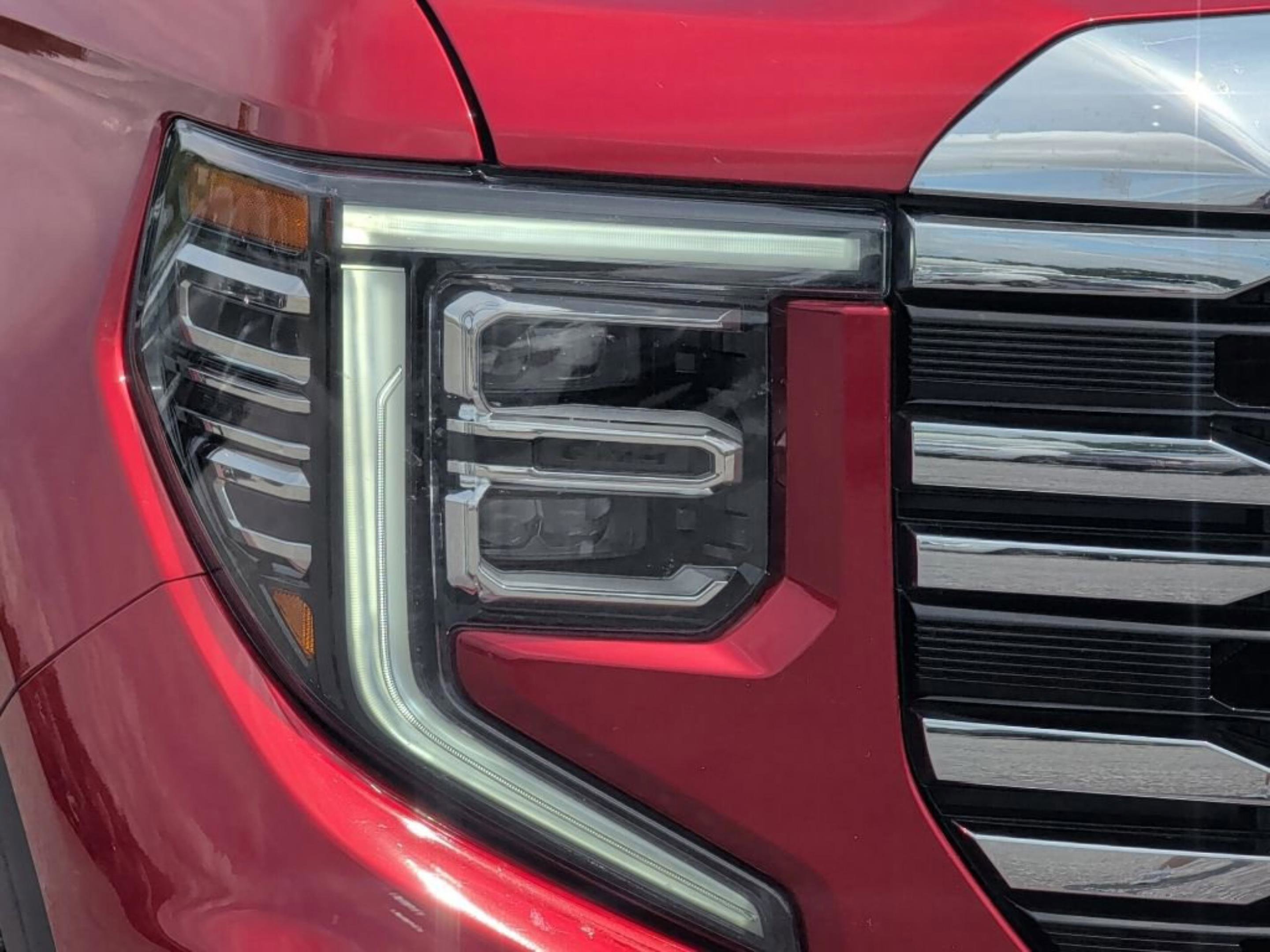 Used 2025 Volcanic Red Tintcoat GMC SLT image 45