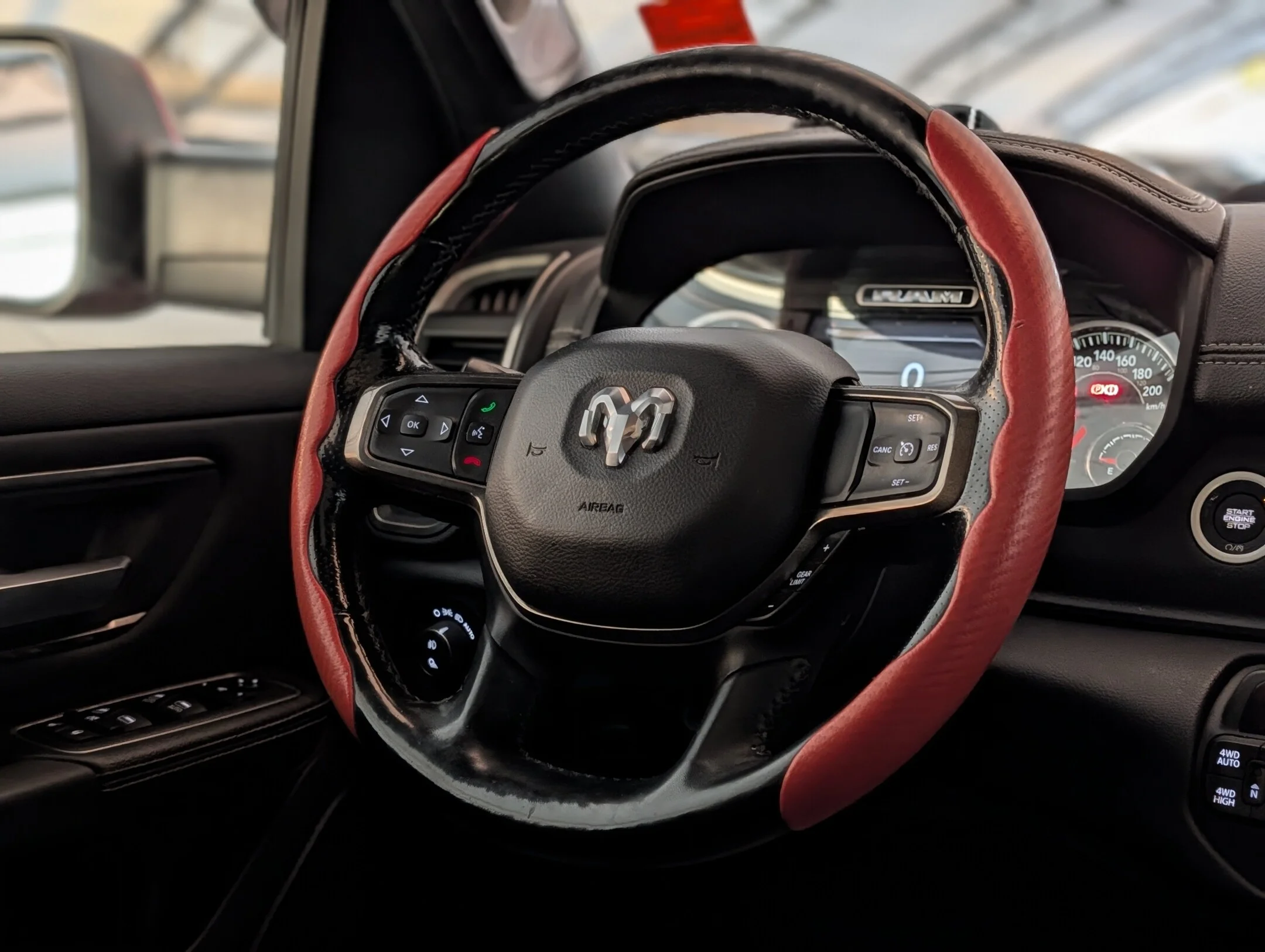 Used 2019 Red RAM Sport - Leather - Level II - Dual Pane Sunroo - Sport 4x4 Crew Cab 57 Box image 16