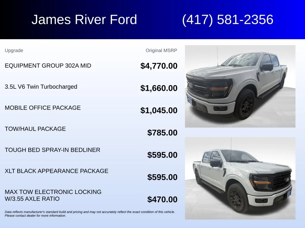 Used 2024 White Ford XLT image 5