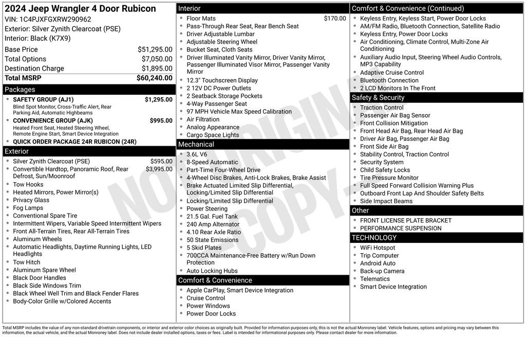 Used 2024 Silver Jeep Rubicon image 43