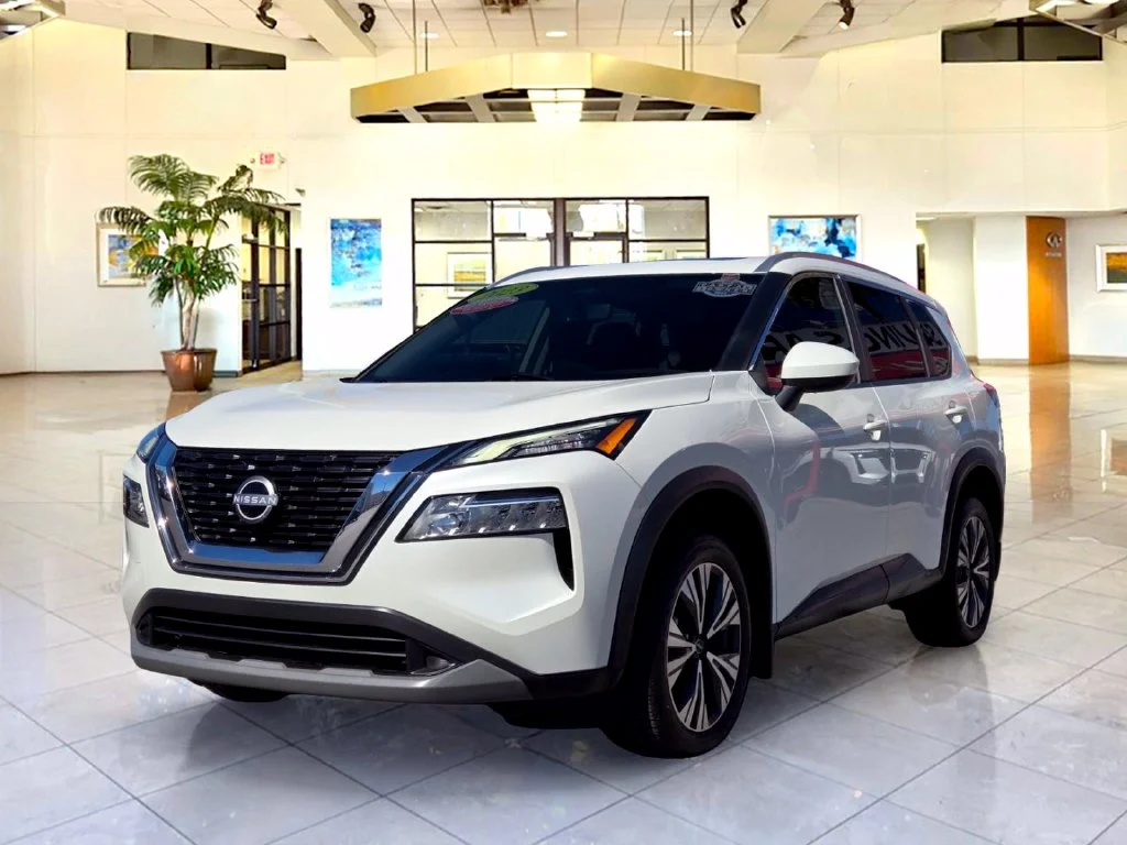 Certified Used 2023 White Nissan SV image 1