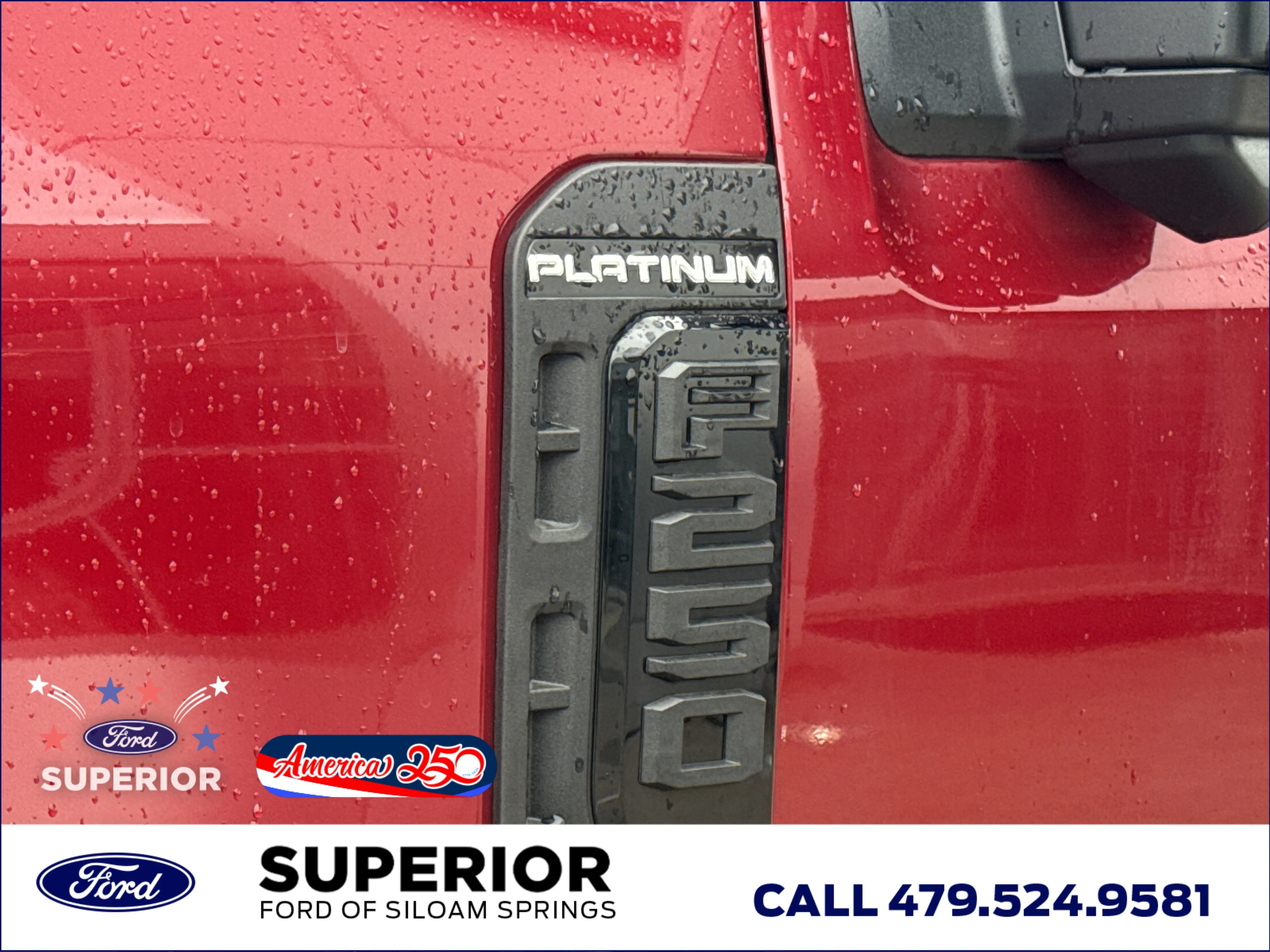 New 2026 Ruby Red Metallic Tinted Clearcoat Ford Platinum 4WD image 14