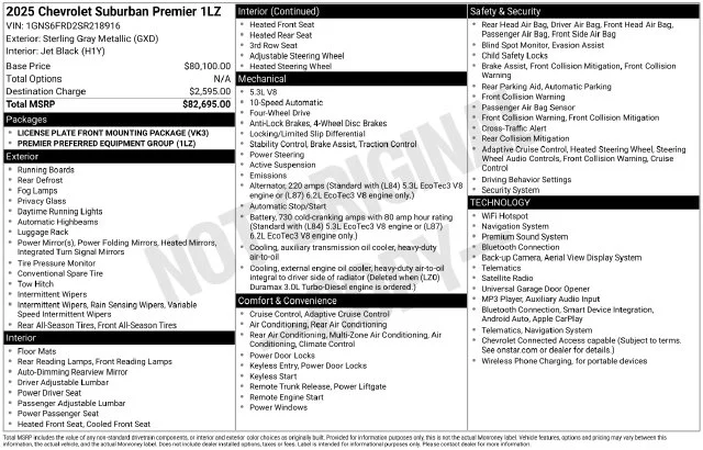 Used 2025 Gray Chevrolet Premier image 38