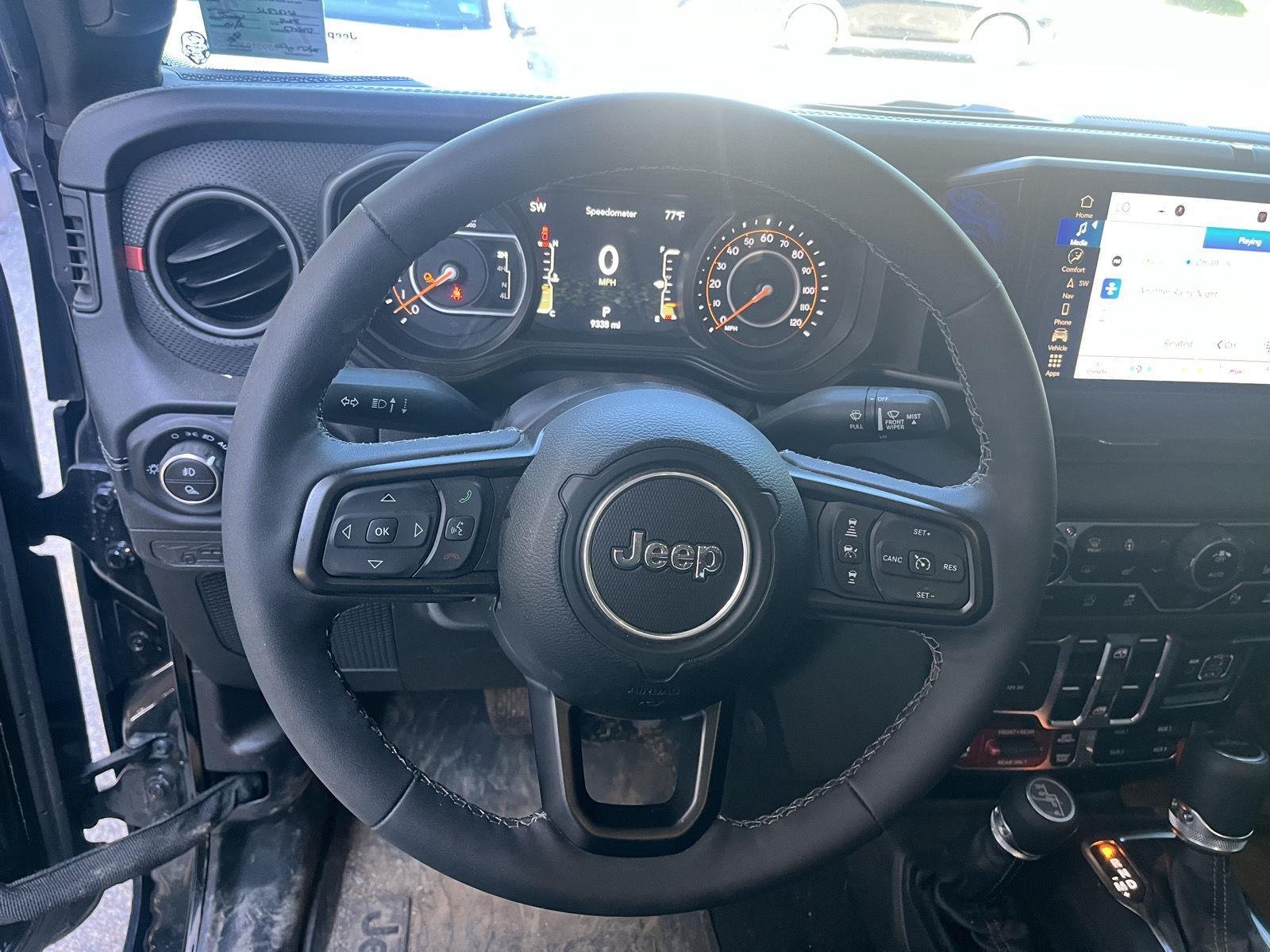 Used 2025 Black Clearcoat Jeep Rubicon image 15