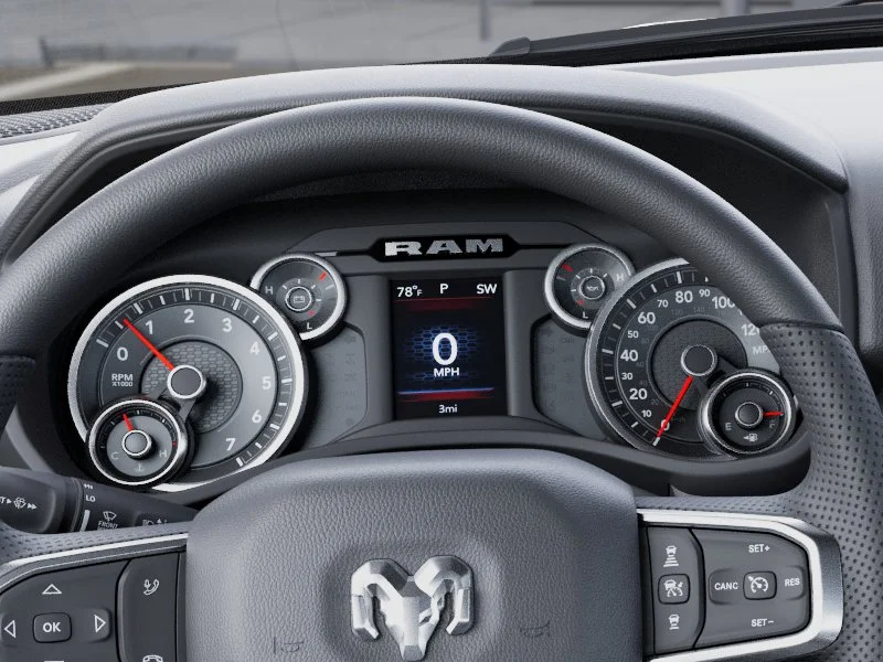 New 2026 Diamond Black Crystal Pearl-Coat Exterior Paint RAM Big Horn/Lone Star image 43