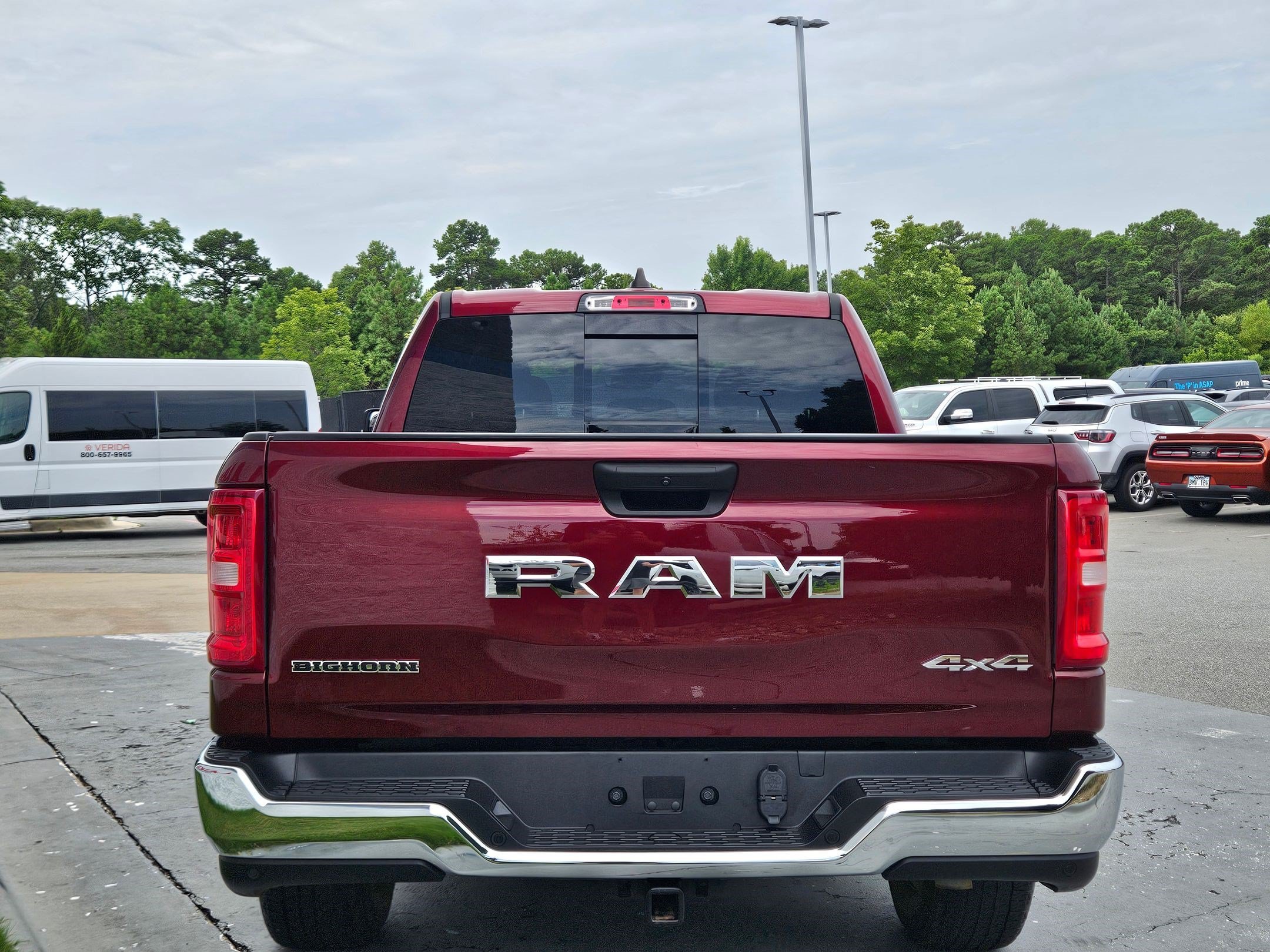 Used 2025 Delmonico Red Pearlcoat RAM Big Horn image 6