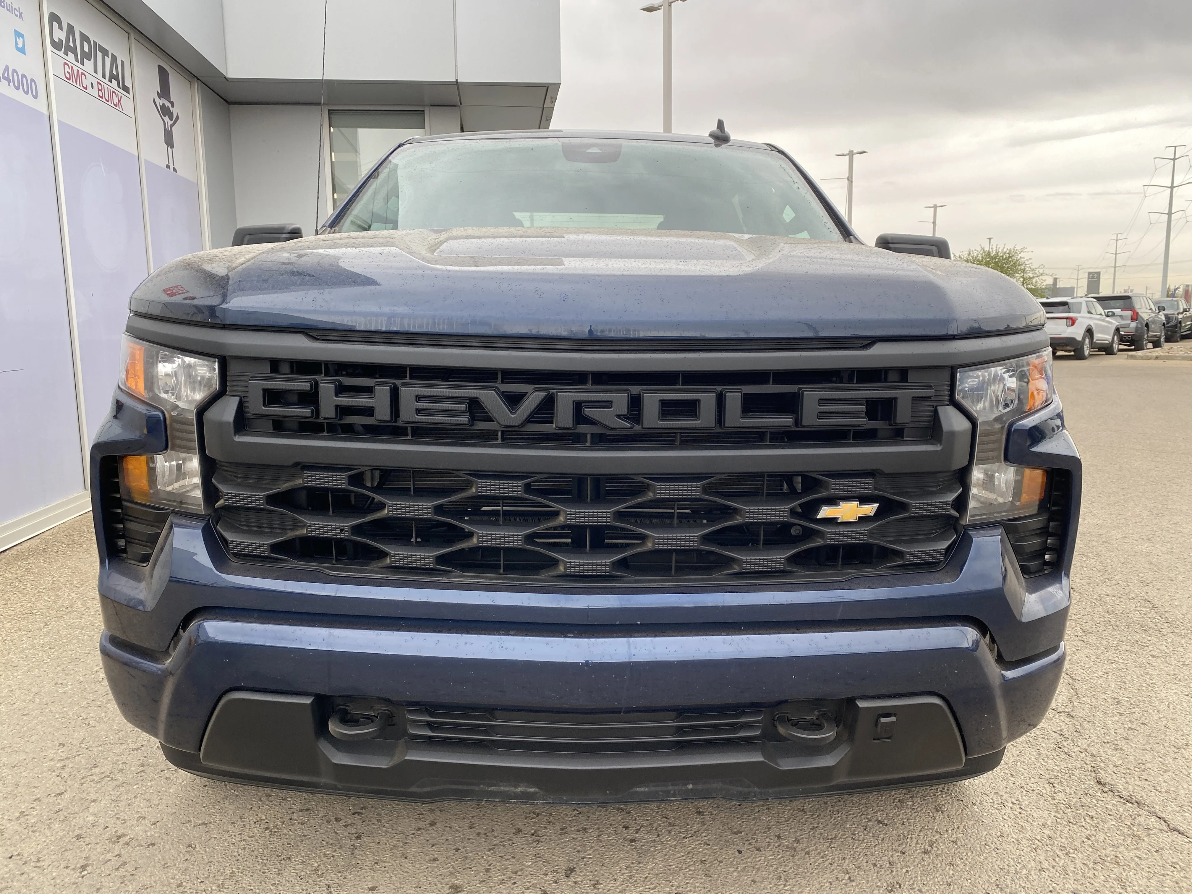 Used 2023 Blue Chevrolet Custom Crew Cab * LANE DEPARTURE WARNING * TOW PACKAGE * image 7