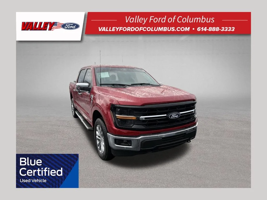 Certified Used 2024 Red Metallic Ford XLT image 1