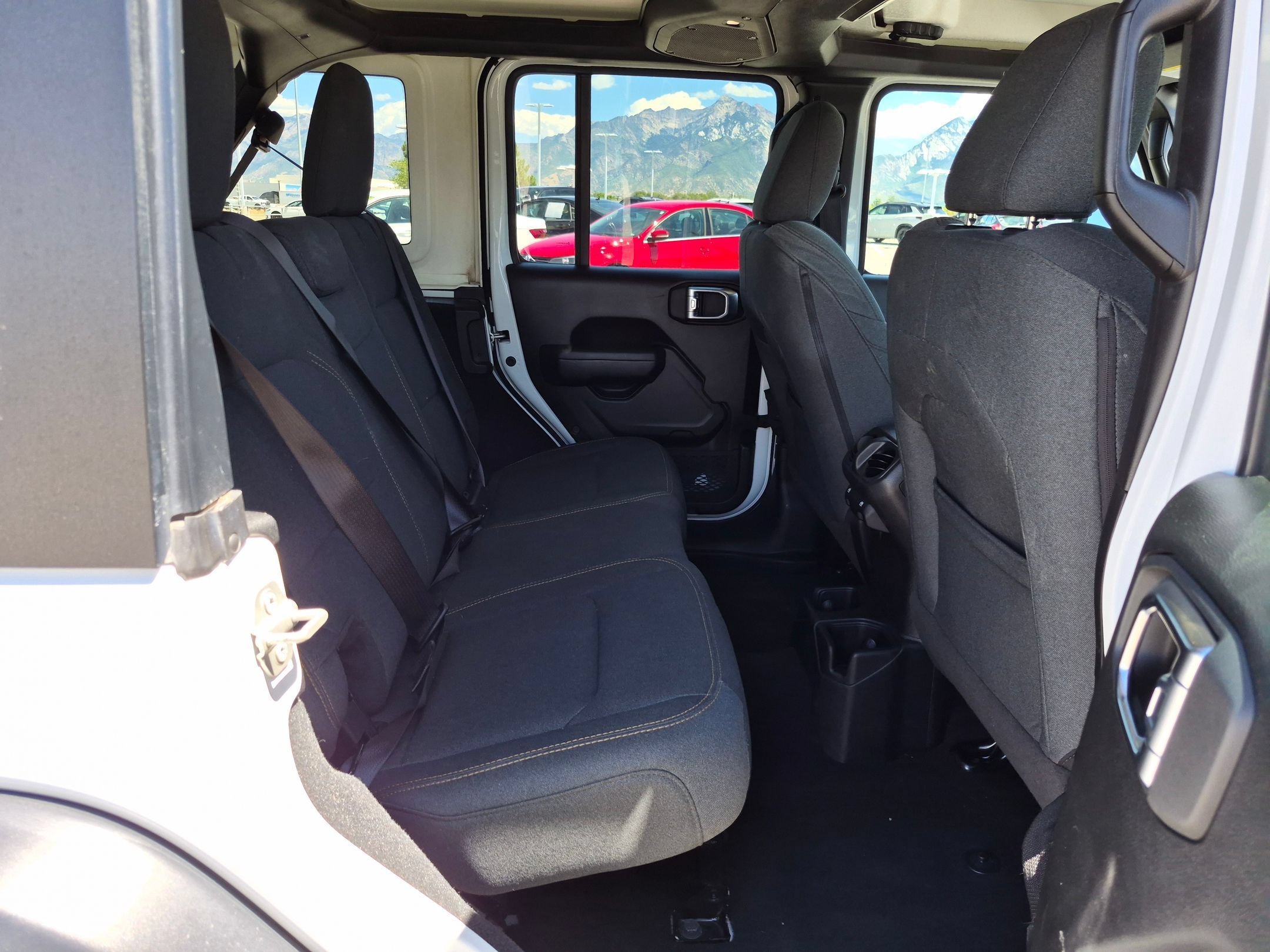 Used 2024 Bright White Clearcoat Jeep Sport S image 29
