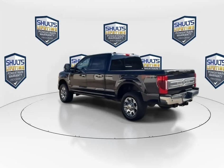 Used 2021 Antimatter Blue Metallic Ford King Ranch image 8